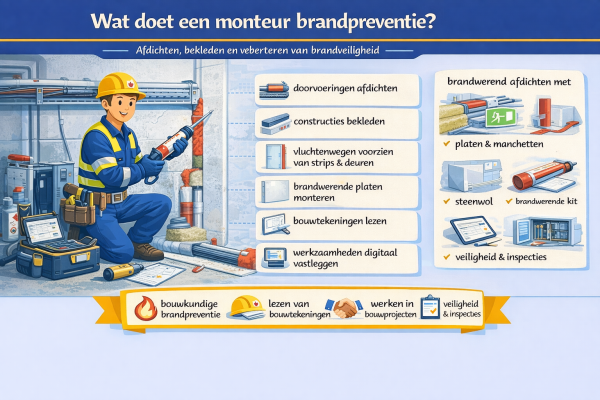 Alles over het beroep monteur brandpreventie Wat doet een monteur brandpreventie